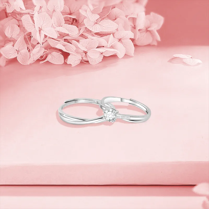 BLANK IN BLANK Sterling Silver Rings Unisex-4