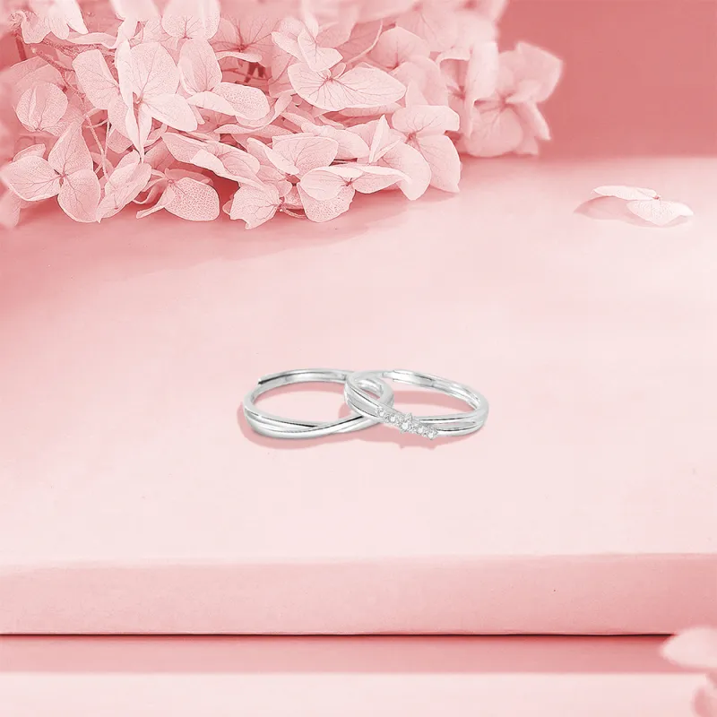 BLANK IN BLANK Sterling Silver Rings Unisex-4