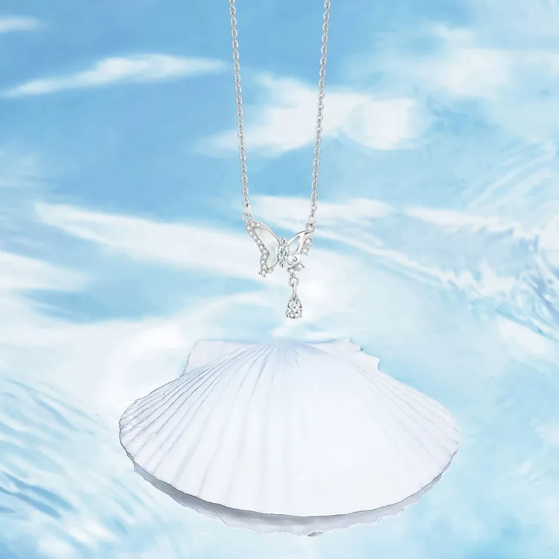BLANK IN BLANK Zircon Necklaces Women's-3