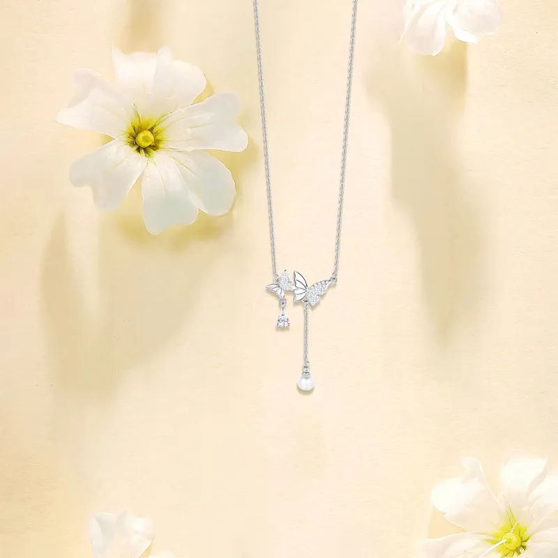 BLANK IN BLANK Zircon Necklaces Women's Bestie Girlfriend Couple Birthday Gift Girl-1