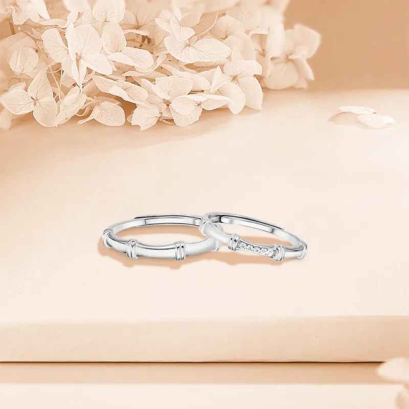 BLANK IN BLANK Sterling Silver Rings Unisex Anniversary Birthday Box-4