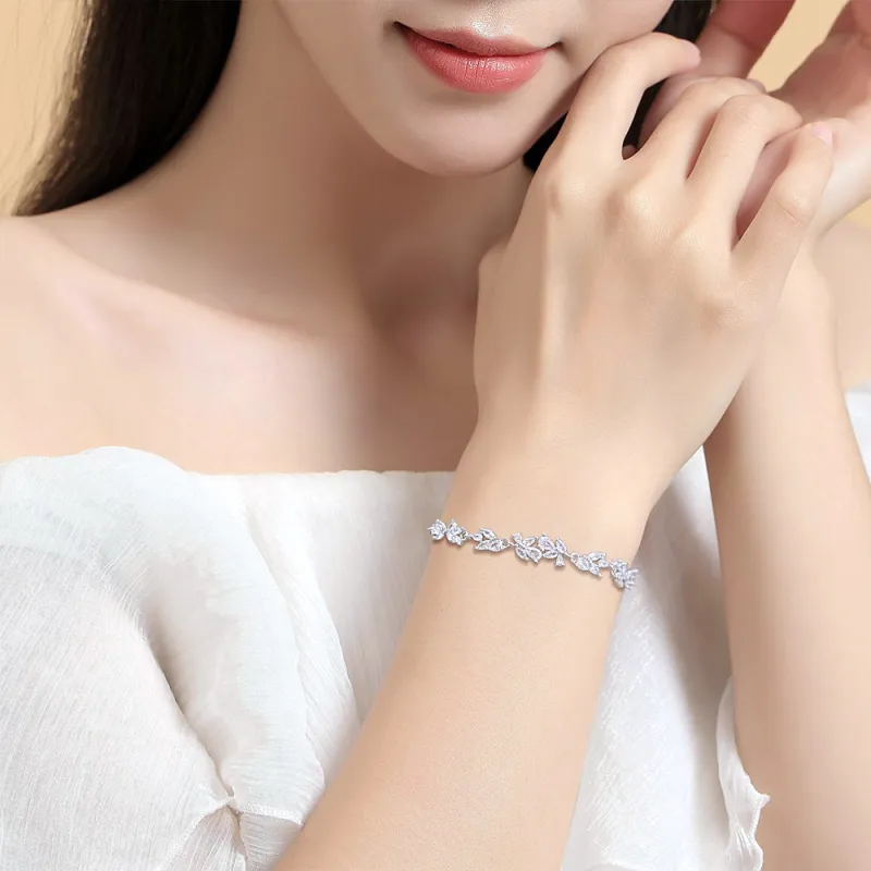 BLANK IN BLANK Sterling Silver Bracelets Women's Bestie Couple Birthday Women's-1