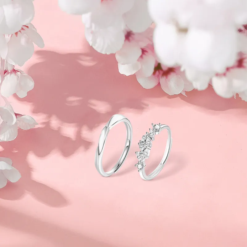 BLANK IN BLANK Sterling Silver Rings Unisex Girlfriend's Birthday-3