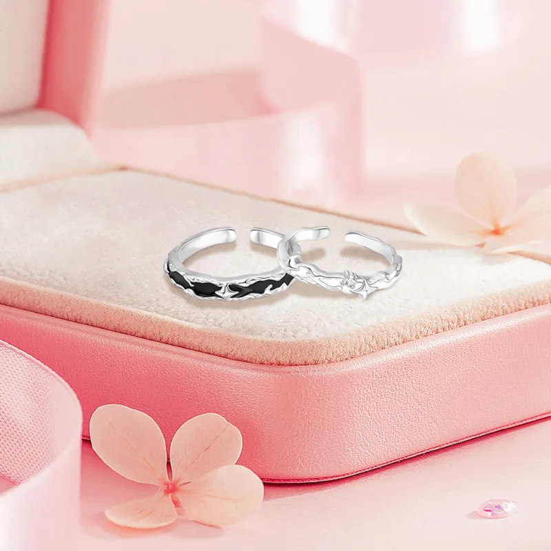 BLANK IN BLANK Sterling Silver Rings Unisex Snake Year Box-3