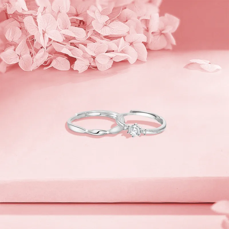 BLANK IN BLANK Sterling Silver Rings Unisex Snake Year Decorative Box-2