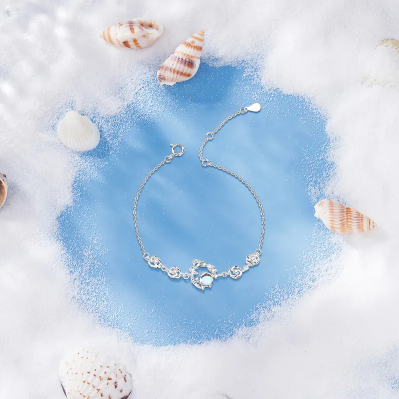 BLANK IN BLANK Sterling Silver Bracelets Women's Couple Girlfriend Birthday And BFF Gift Box-4