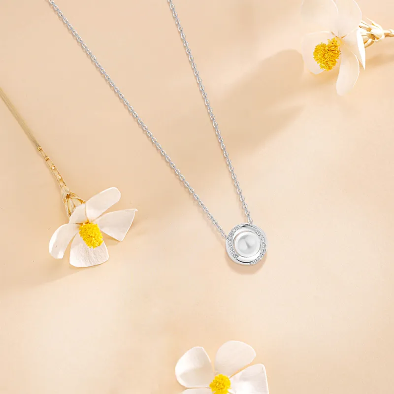 BLANK IN BLANK Sterling Silver Necklaces Women's Bestie Girlfriend Couple Birthday Girl-1