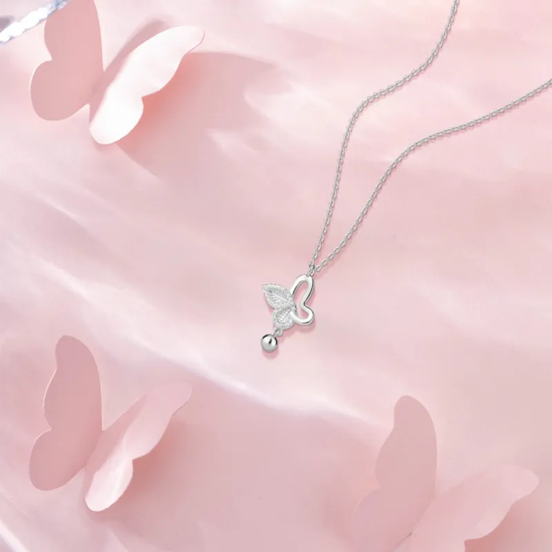 BLANK IN BLANK Sterling Silver Necklaces Women's Bestie Girlfriend Couple Birthday Gift Girl-3