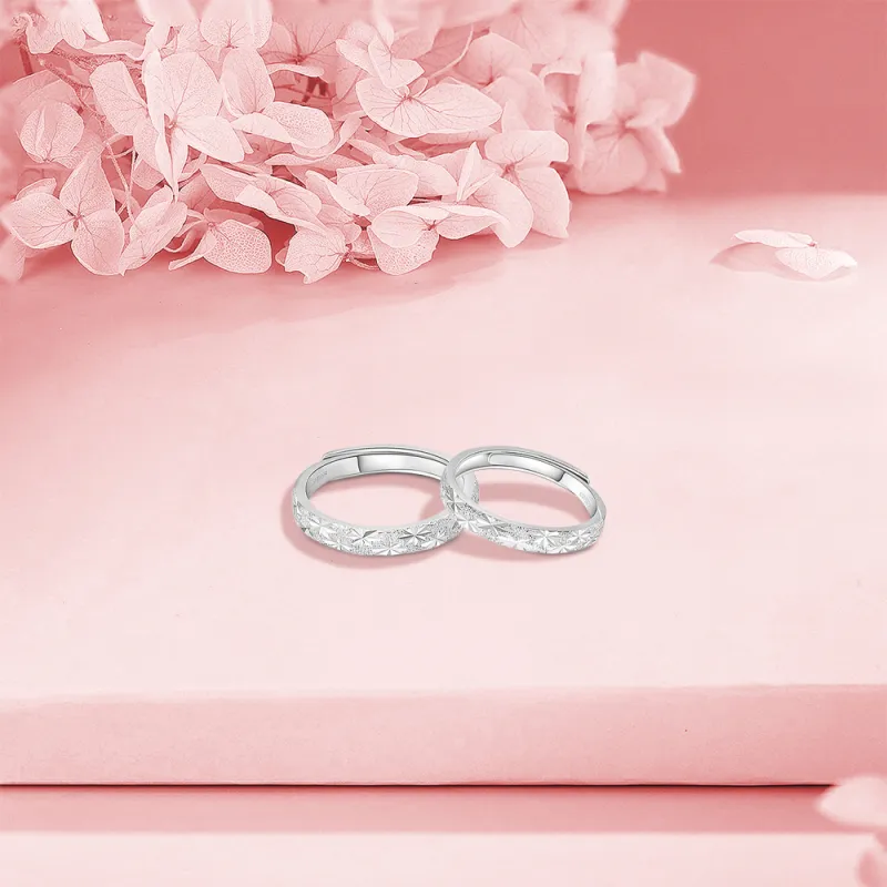 BLANK IN BLANK Sterling Silver Rings Unisex Anniversary Box-4
