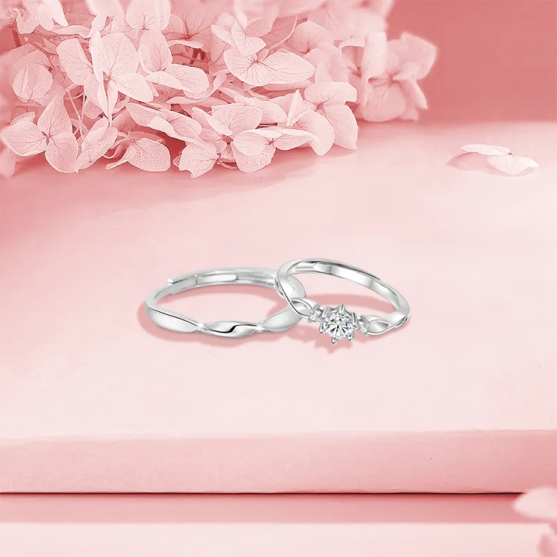 BLANK IN BLANK Sterling Silver Rings Unisex Date Snake Year Ornament Box-4