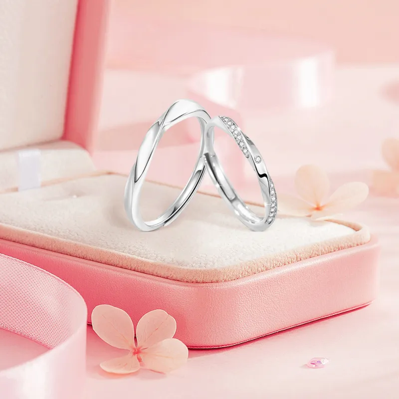 BLANK IN BLANK 999 Fine Silver Rings Unisex-2