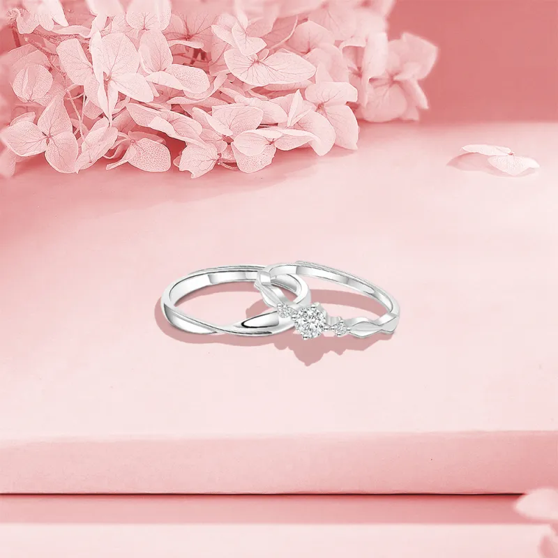 BLANK IN BLANK Sterling Silver Rings Unisex-4