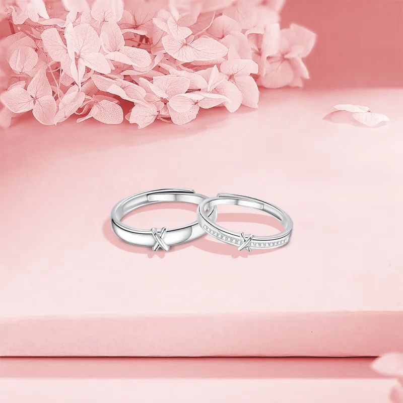 BLANK IN BLANK Sterling Silver Rings Unisex Birthday Anniversary Box-2