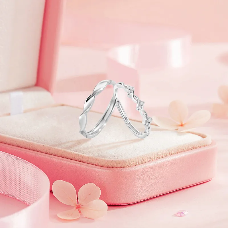 BLANK IN BLANK 999 Fine Silver Rings Unisex-2