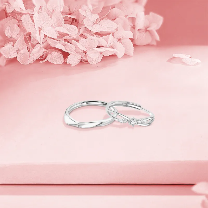 BLANK IN BLANK S999 Fine Silver Rings Unisex-2