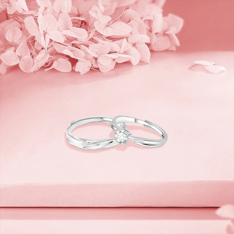 BLANK IN BLANK Sterling Silver Rings Unisex-4