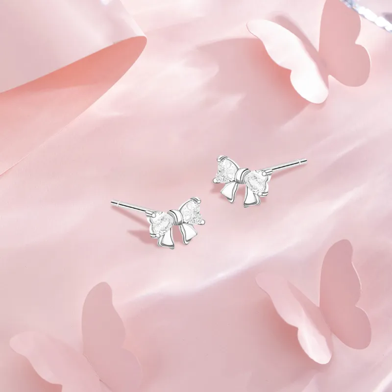 BLANK IN BLANK Sterling Silver Stud Earrings Women's Anniversary Birthday-2