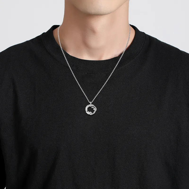 BLANK IN BLANK Zircon Necklaces Unisex-1