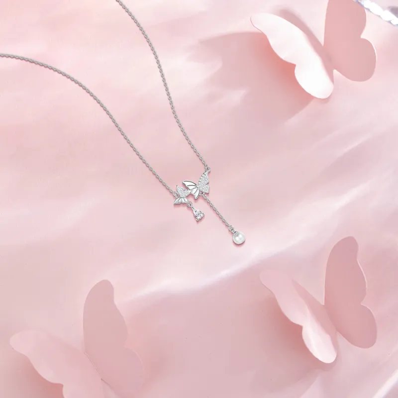BLANK IN BLANK Zircon Necklaces Women's Bestie Girlfriend Couple Birthday Gift Girl-2