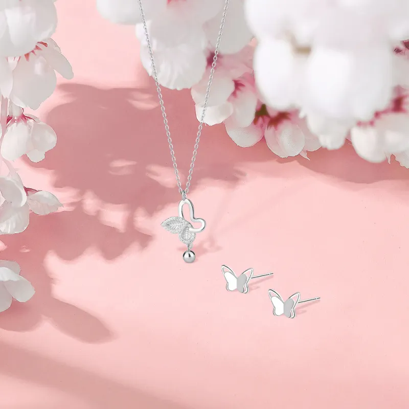 BLANK IN BLANK Sterling Silver Necklaces Women's Bestie Girlfriend Couple Birthday Gift Girl-2