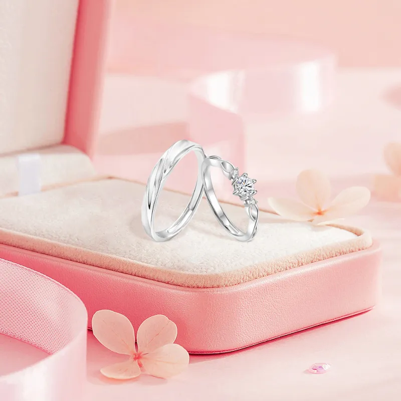BLANK IN BLANK Sterling Silver Rings Unisex Date Snake Year Ornament Box-4
