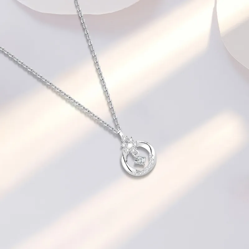 BLANK IN BLANK Zircon Necklaces Women's Anniversary Birthday Bestie Gift Girl-3