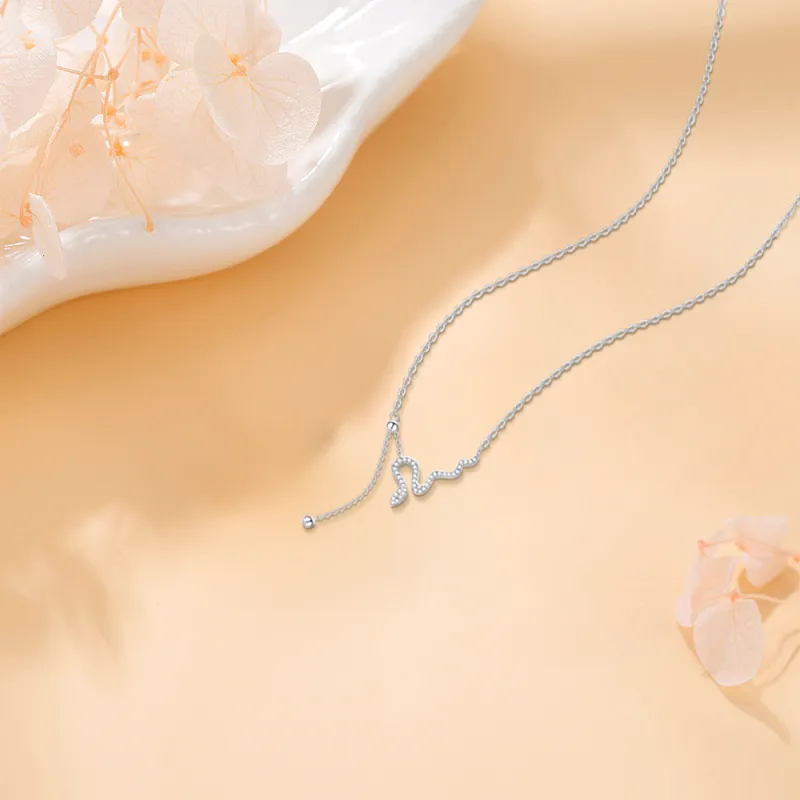 BLANK IN BLANK Zircon Necklaces Women's Bestie Girlfriend Birthday Couple Box-2
