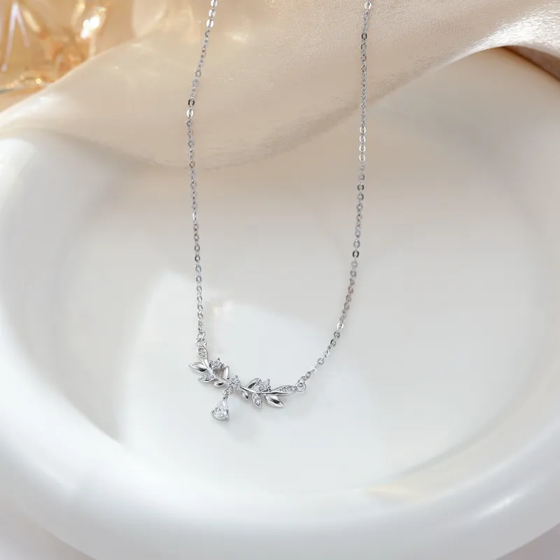 BLANK IN BLANK Sterling Silver Necklaces Women's Bestie Girlfriend Couple Birthday Gift Girl-5