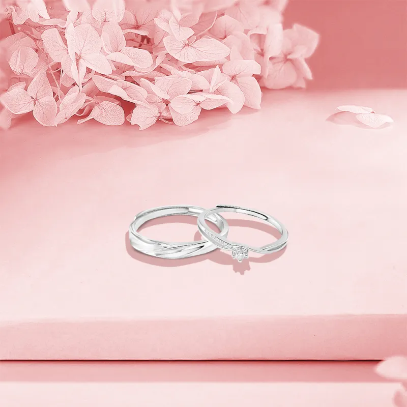 BLANK IN BLANK Sterling Silver Rings Unisex-4