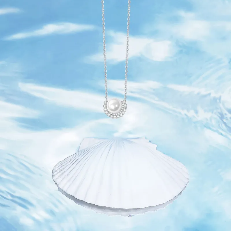 BLANK IN BLANK Zircon Necklaces Women's-2