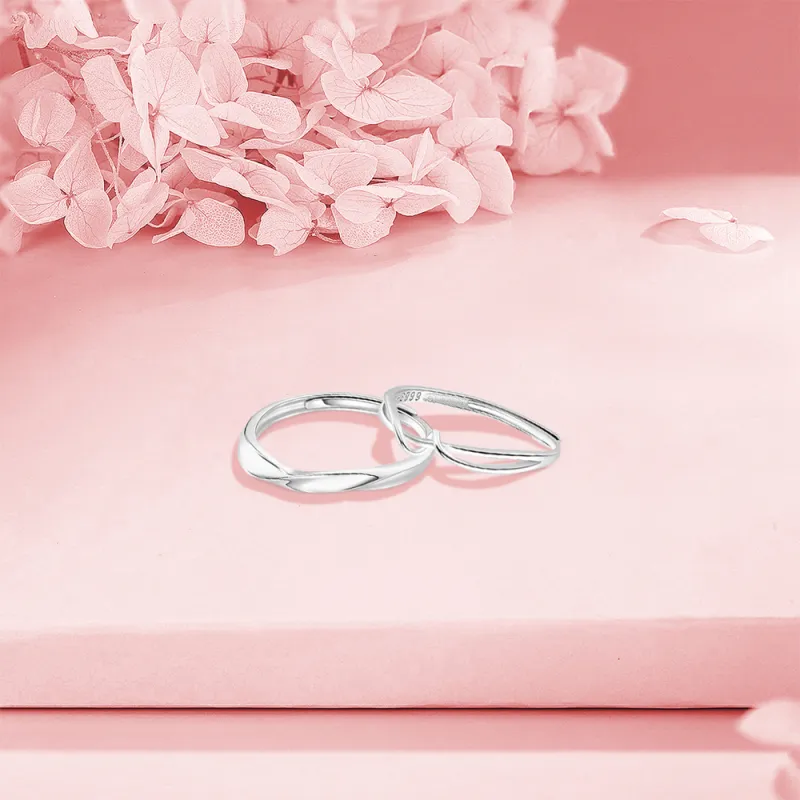 BLANK IN BLANK Sterling Silver Rings Unisex-4