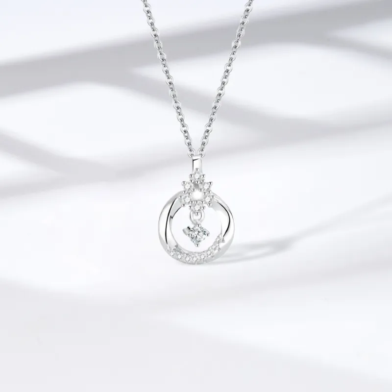 BLANK IN BLANK Zircon Necklaces Women's Anniversary Birthday Bestie Gift Girl-6