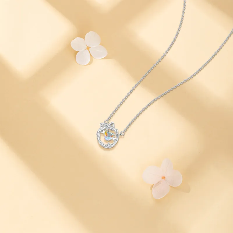 BLANK IN BLANK Sterling Silver Necklaces Women's Bestie Girlfriend Couple Girl-3