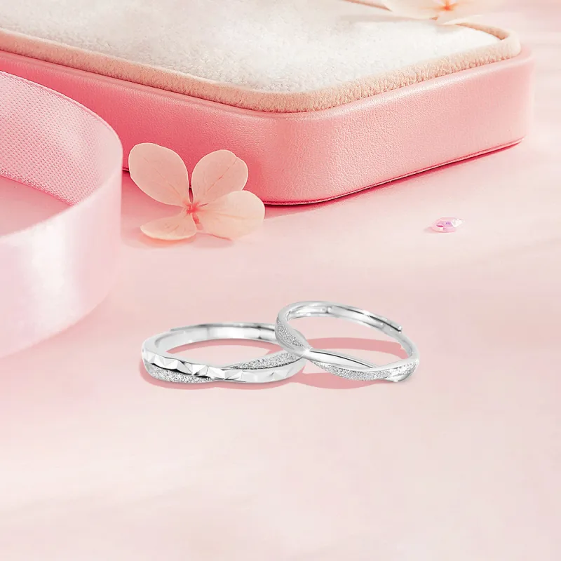 BLANK IN BLANK Sterling Silver Rings Unisex-4