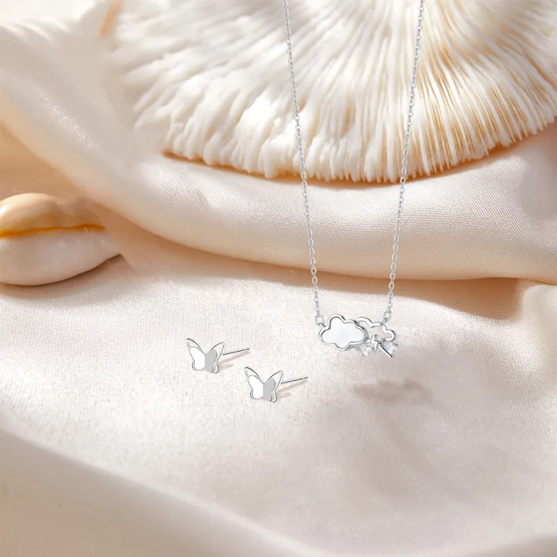 BLANK IN BLANK Sterling Silver Necklaces Women's Anniversary Birthday Commemoration Gift Box-2