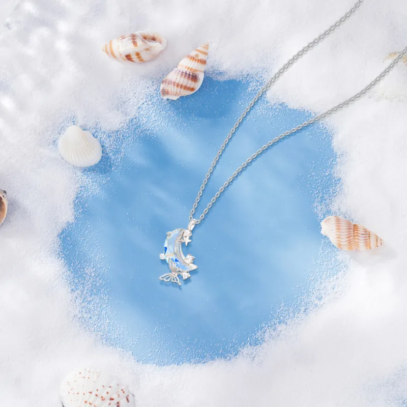 BLANK IN BLANK Zircon Necklaces Women's Anniversary Bestie Girlfriend Birthday Box-3
