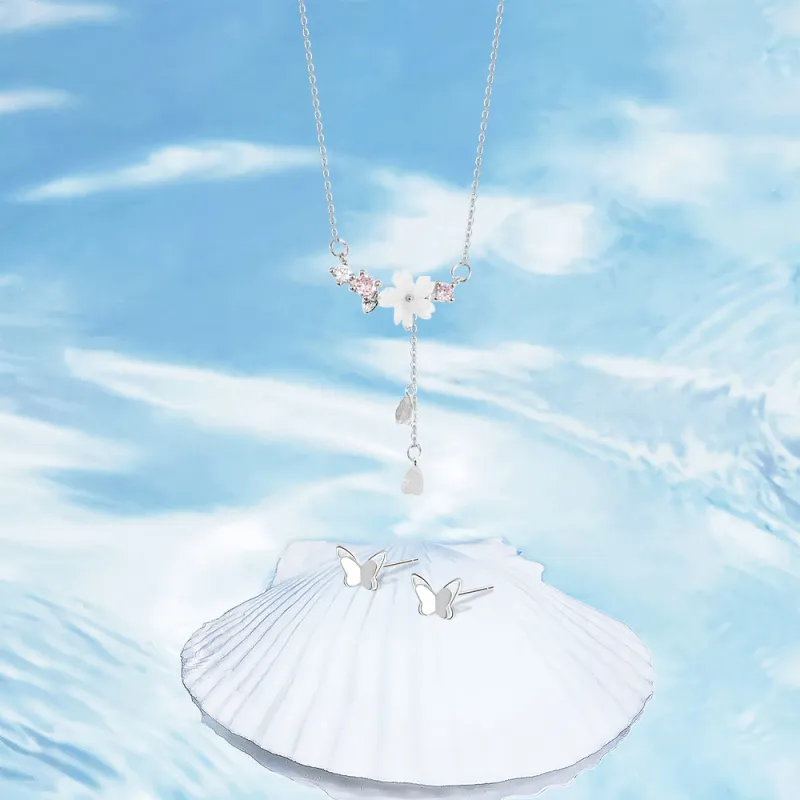 BLANK IN BLANK Zircon Necklaces Women's Bestie Girlfriend Couple Birthday Gift Girl-4