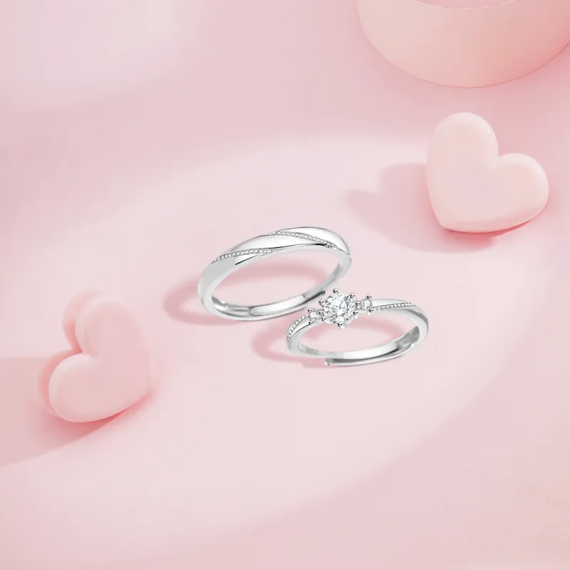 BLANK IN BLANK Sterling Silver Rings Unisex Box-4