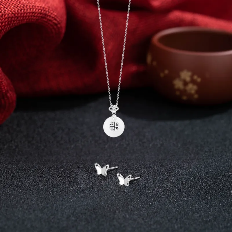 BLANK IN BLANK Zircon Necklaces Women's Bestie Girlfriend Couple Birthday Gift Girl-4