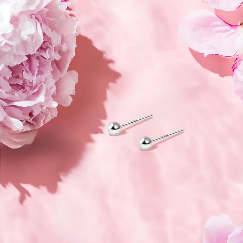 BLANK IN BLANK Sterling Silver Stud Earrings Women's Anniversary Birthday-7