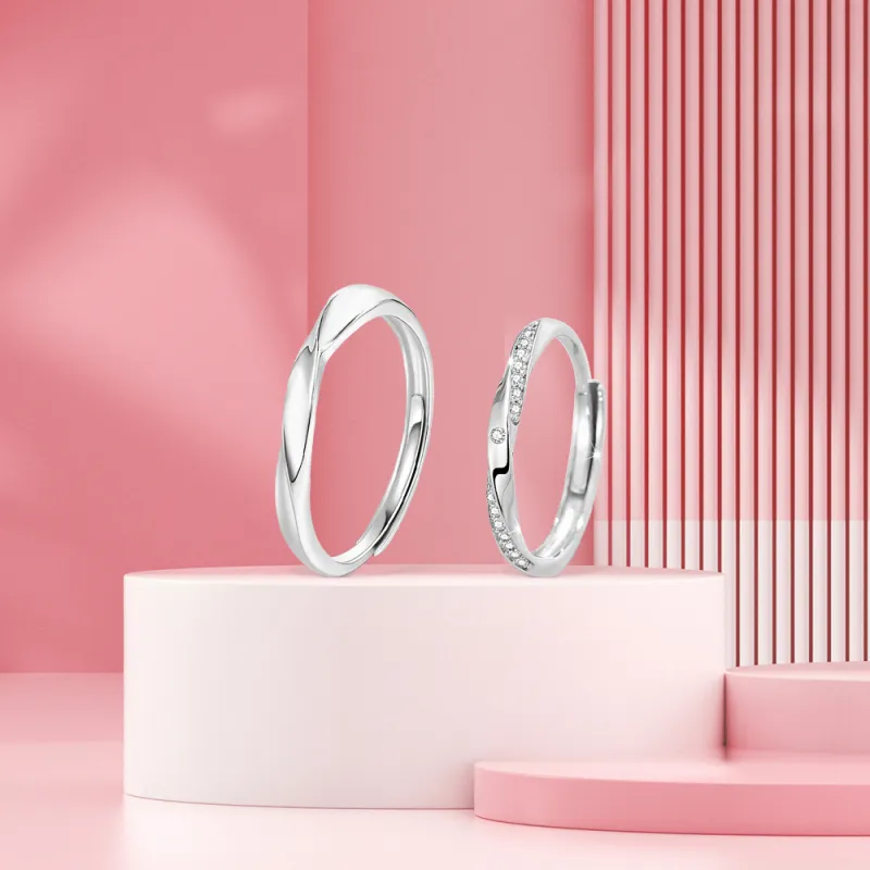 BLANK IN BLANK 999 Fine Silver Rings Unisex-4