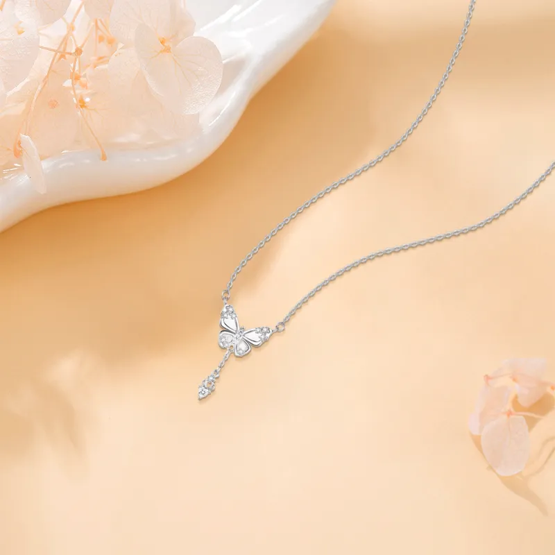 BLANK IN BLANK Sterling Silver Necklaces Women's Bestie Girlfriend Couple Birthday Box-2