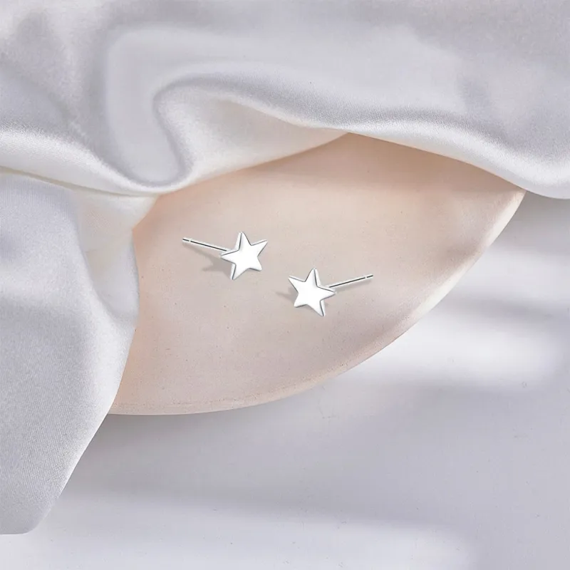 BLANK IN BLANK Sterling Silver Stud Earrings Women's Birthday Box-4