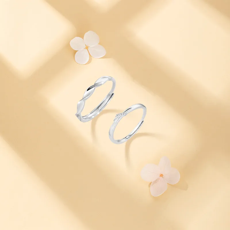 BLANK IN BLANK 999 Fine Silver Rings Unisex-3