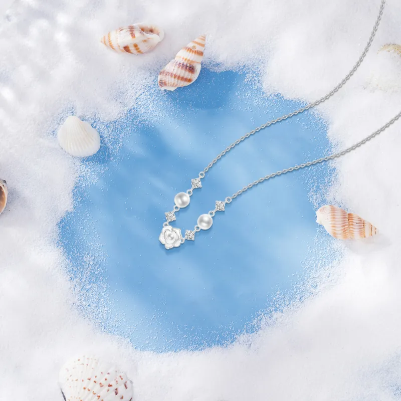 BLANK IN BLANK Zircon Necklaces Women's Couple Bestie Girlfriend Birthday Anniversary Box-1