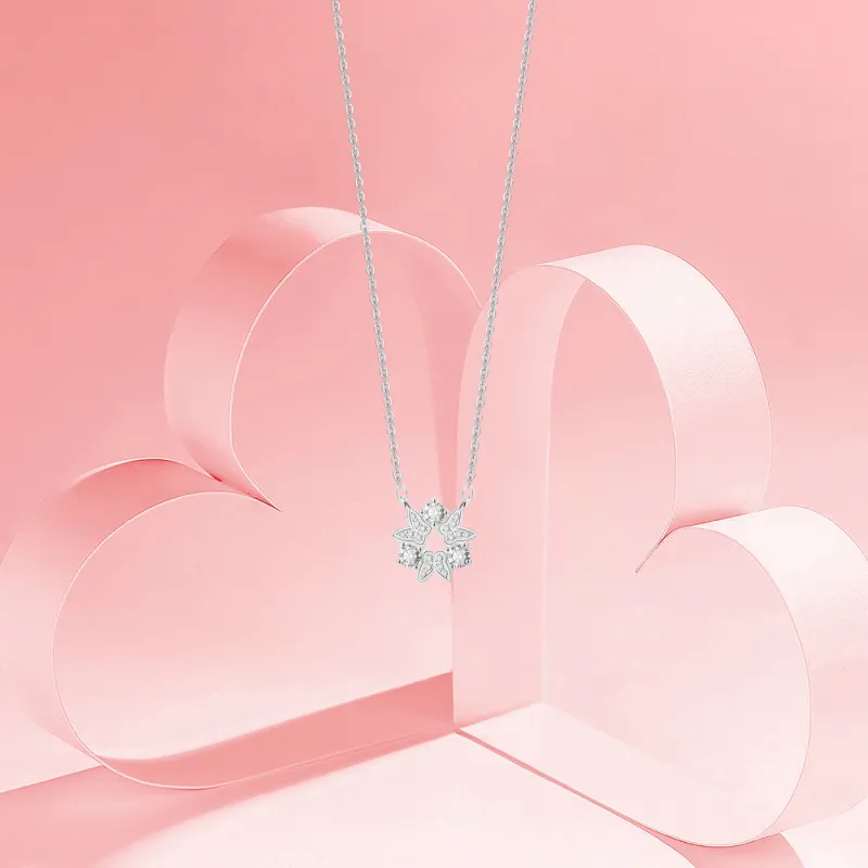 BLANK IN BLANK Sterling Silver Necklaces Women's Couple Bestie Girlfriend Birthday Girl-3