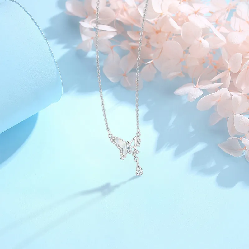 BLANK IN BLANK Zircon Necklaces Women's-4