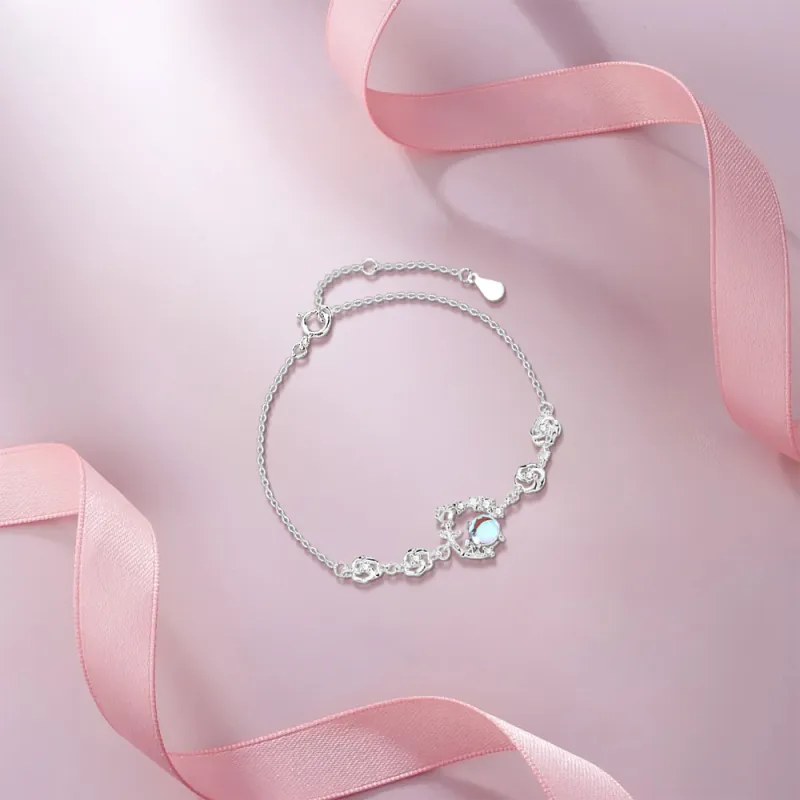 BLANK IN BLANK Sterling Silver Bracelets Women's Couple Girlfriend Birthday And BFF Gift Box-2