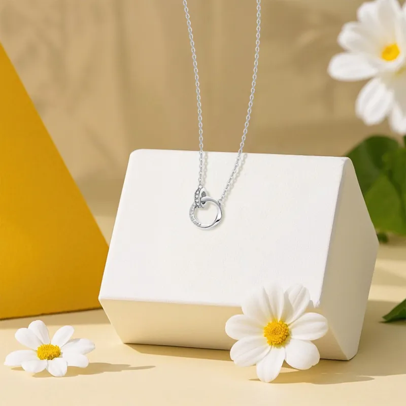 Silver Trim Sterling Silver 999 Necklaces Women's-6