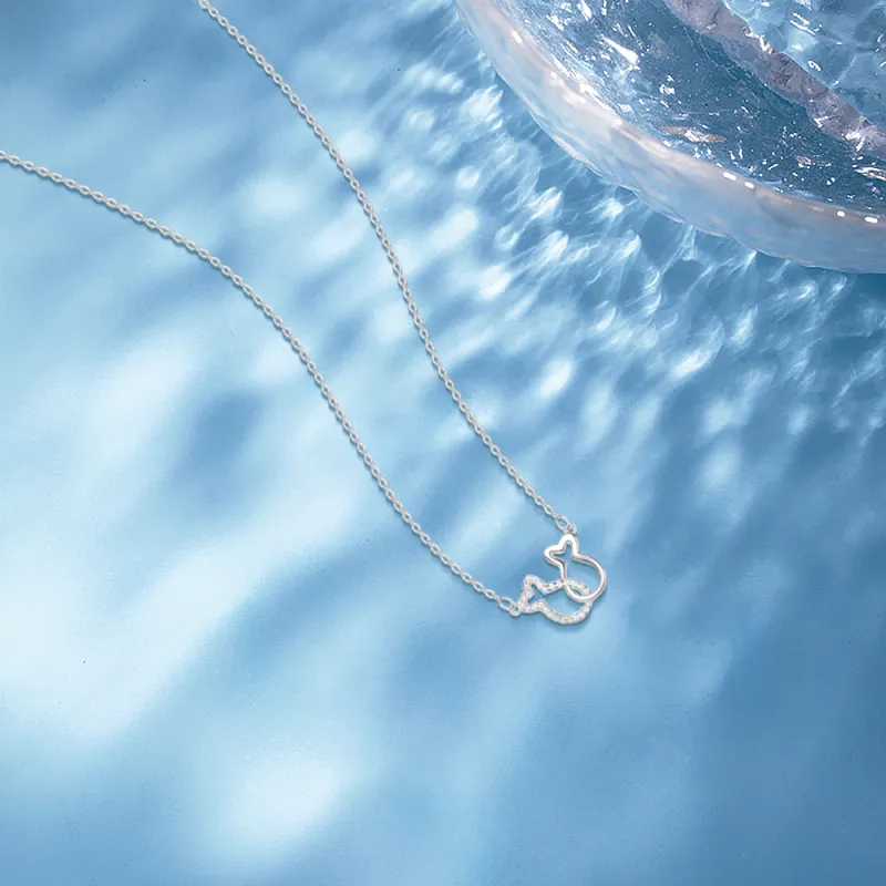 BLANK IN BLANK Sterling Silver Necklaces Women's Bestie Girlfriend Couple Box-1